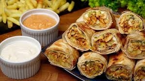 ساندوتش شاورما فراخ