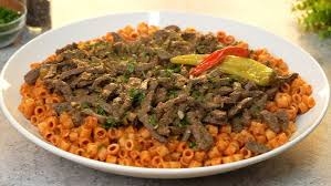 مكرونة بالكبدة